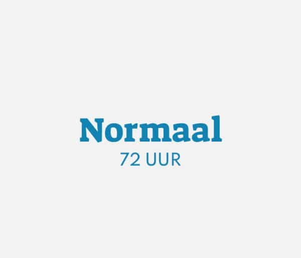 Normaal 72 uur