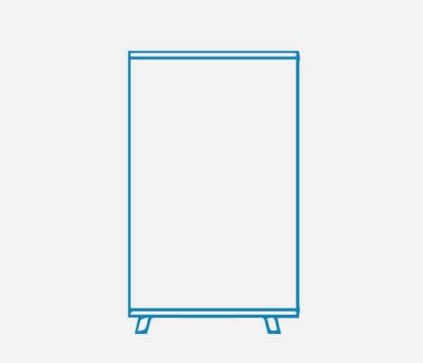 Roll-up banner (120 x 200 cm)